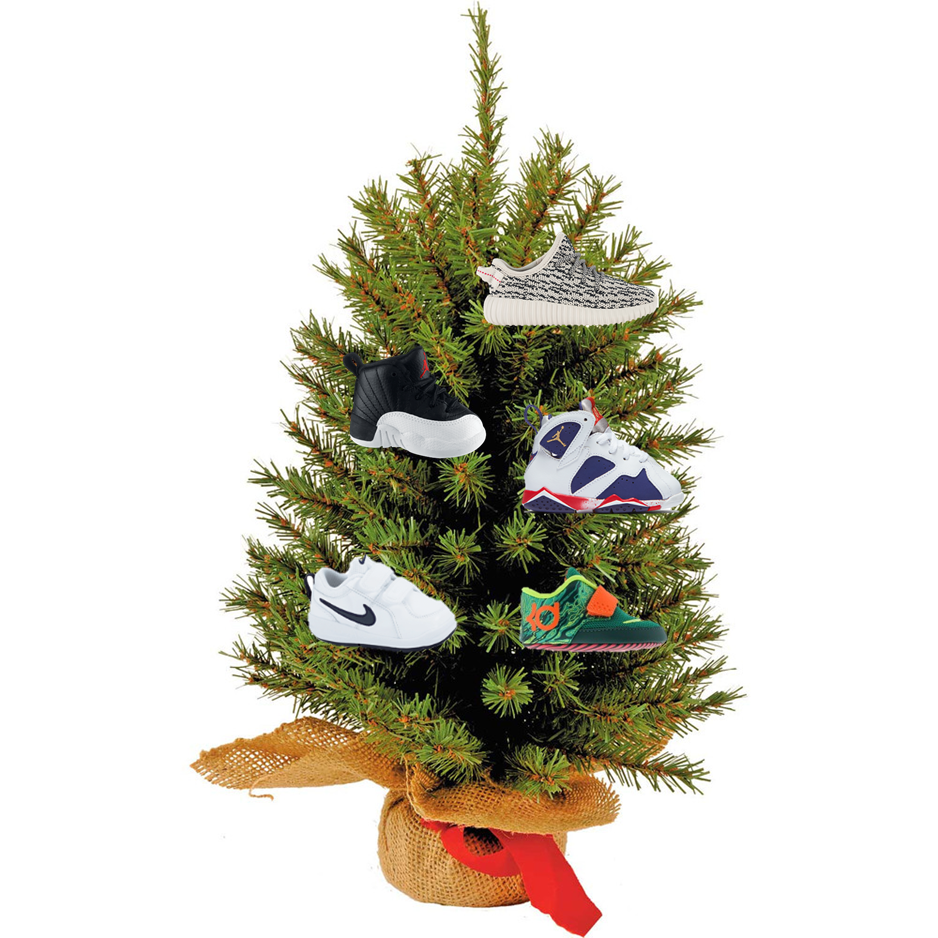 sneaker Christmas tree