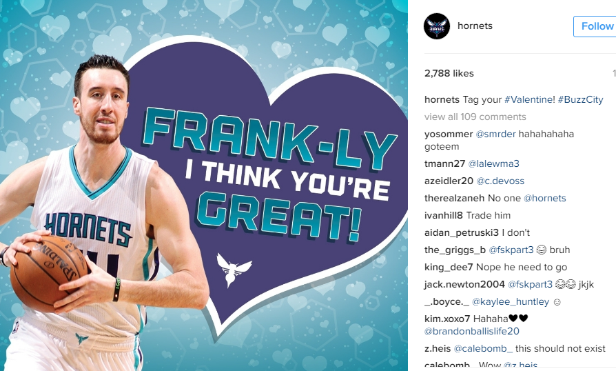 Happy Valentine's Day, #BuzzCity! - Charlotte Hornets